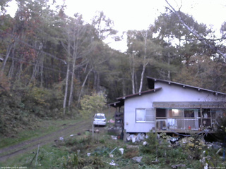 長野県菅平高原 ゆたか山荘 西側(坂上) 2025/10/23 16:30