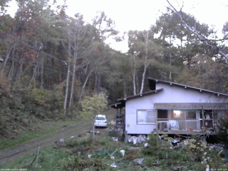 長野県菅平高原 ゆたか山荘 西側(坂上) 2025/10/23 16:45