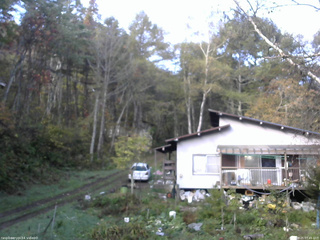 長野県菅平高原 ゆたか山荘 西側(坂上) 2025/10/25 07:45