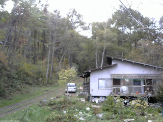 長野県菅平高原 ゆたか山荘 西側(坂上) 2025/10/25 13:15