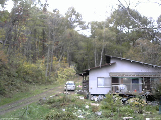 長野県菅平高原 ゆたか山荘 西側(坂上) 2025/10/25 13:45