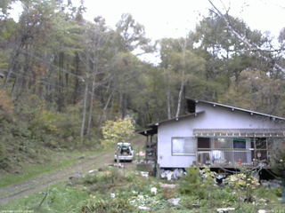 長野県菅平高原 ゆたか山荘 西側(坂上) 2025/10/25 14:15