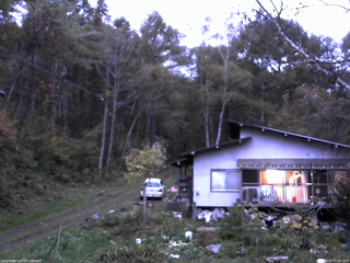 長野県菅平高原 ゆたか山荘 西側(坂上) 2025/10/25 17:00