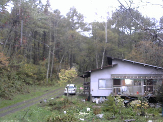 長野県菅平高原 ゆたか山荘 西側(坂上) 2025/10/26 07:15