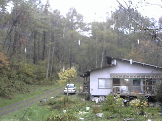 長野県菅平高原 ゆたか山荘 西側(坂上) 2025/10/26 11:45