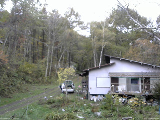 長野県菅平高原 ゆたか山荘 西側(坂上) 2025/10/27 11:45