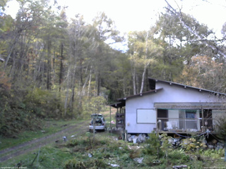 長野県菅平高原 ゆたか山荘 西側(坂上) 2025/10/27 12:15