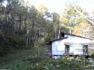 長野県菅平高原 ゆたか山荘 西側(坂上) 2025/10/29 07:45