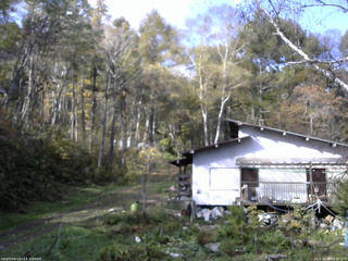 長野県菅平高原 ゆたか山荘 西側(坂上) 2025/10/29 09:30
