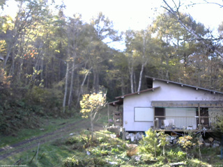 長野県菅平高原 ゆたか山荘 西側(坂上) 2025/10/29 14:15