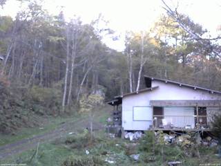 長野県菅平高原 ゆたか山荘 西側(坂上) 2025/10/29 14:45