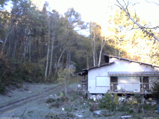 長野県菅平高原 ゆたか山荘 西側(坂上) 2025/10/30 06:45