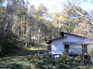 長野県菅平高原 ゆたか山荘 西側(坂上) 2025/10/30 10:45