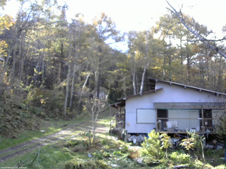 長野県菅平高原 ゆたか山荘 西側(坂上) 2025/11/01 14:00