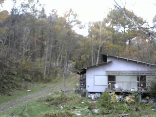 長野県菅平高原 ゆたか山荘 西側(坂上) 2025/11/03 12:15