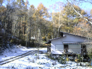 長野県菅平高原 ゆたか山荘 西側(坂上) 2025/11/04 10:45