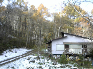 長野県菅平高原 ゆたか山荘 西側(坂上) 2025/11/05 08:30