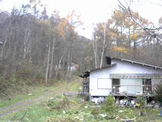 長野県菅平高原 ゆたか山荘 西側(坂上) 2025/11/09 12:45
