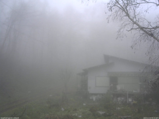 長野県菅平高原 ゆたか山荘 西側(坂上) 2025/11/14 08:15