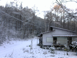 長野県菅平高原 ゆたか山荘 西側(坂上) 2025/11/19 14:30