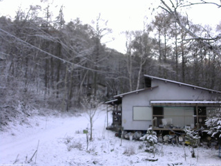 長野県菅平高原 ゆたか山荘 西側(坂上) 2025/11/19 14:45