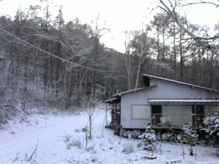 長野県菅平高原 ゆたか山荘 西側(坂上) 2025/11/19 15:45