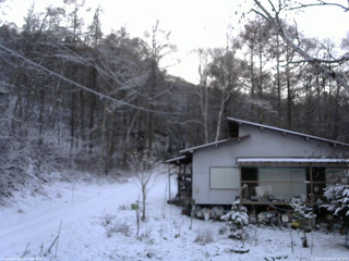 長野県菅平高原 ゆたか山荘 西側(坂上) 2025/11/19 16:30