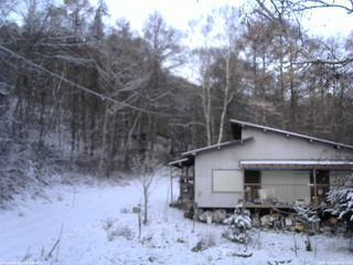 長野県菅平高原 ゆたか山荘 西側(坂上) 2025/11/20 06:30