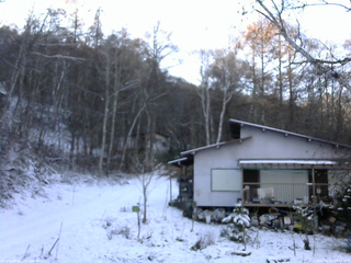 長野県菅平高原 ゆたか山荘 西側(坂上) 2025/11/20 14:15