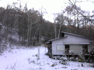 長野県菅平高原 ゆたか山荘 西側(坂上) 2025/11/20 14:45
