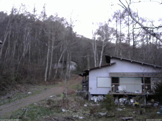 長野県菅平高原 ゆたか山荘 西側(坂上) 2025/11/30 16:15