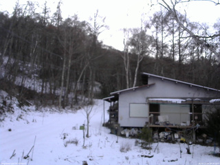 長野県菅平高原 ゆたか山荘 西側(坂上) 2025/12/09 16:30
