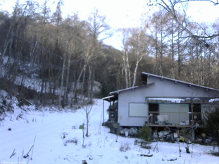長野県菅平高原 ゆたか山荘 西側(坂上) 2025/12/10 13:30