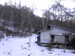 長野県菅平高原 ゆたか山荘 西側(坂上) 2025/12/10 14:30