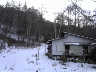 長野県菅平高原 ゆたか山荘 西側(坂上) 2025/12/10 16:30