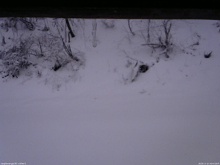 長野県菅平高原 ゆたか山荘 南側 2025/12/12 16:45