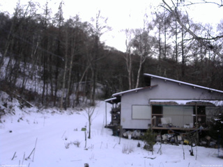 長野県菅平高原 ゆたか山荘 西側(坂上) 2025/12/14 16:30