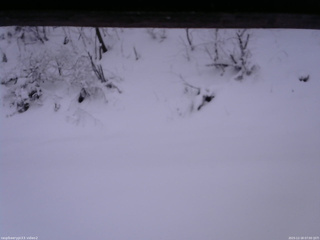 長野県菅平高原 ゆたか山荘 南側 2025/12/18 07:00