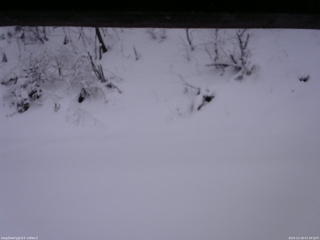 長野県菅平高原 ゆたか山荘 南側 2025/12/18 07:30