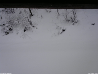 長野県菅平高原 ゆたか山荘 南側 2025/12/18 07:45