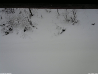 長野県菅平高原 ゆたか山荘 南側 2025/12/18 08:45