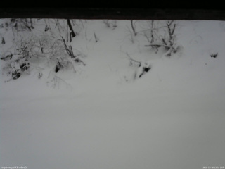 長野県菅平高原 ゆたか山荘 南側 2025/12/18 12:15