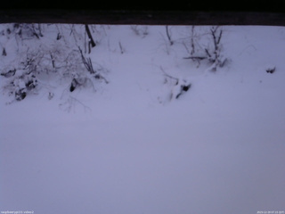 長野県菅平高原 ゆたか山荘 南側 2025/12/19 07:15