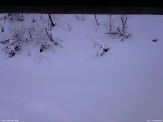 長野県菅平高原 ゆたか山荘 南側 2025/12/19 08:15