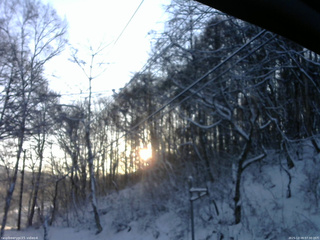 長野県菅平高原 ゆたか山荘 東側上空 2025/12/19 07:30