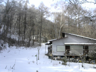 長野県菅平高原 ゆたか山荘 西側(坂上) 2025/12/23 11:00