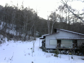 長野県菅平高原 ゆたか山荘 西側(坂上) 2025/12/23 15:45