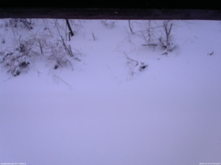 長野県菅平高原 ゆたか山荘 南側 2025/12/27 07:00