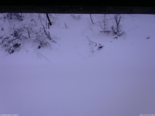 長野県菅平高原 ゆたか山荘 南側 2025/12/27 07:45