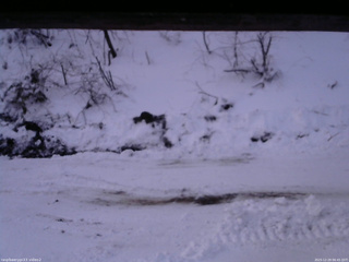 長野県菅平高原 ゆたか山荘 南側 2025/12/29 06:45